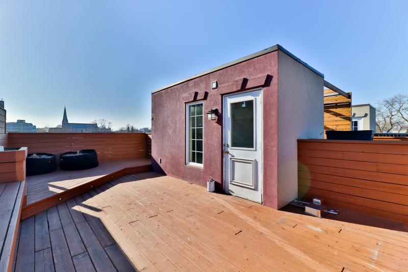 Rooftop patio