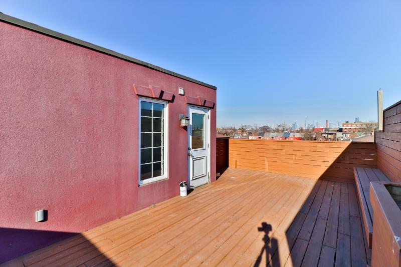 Rooftop patio