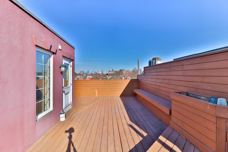 Rooftop patio