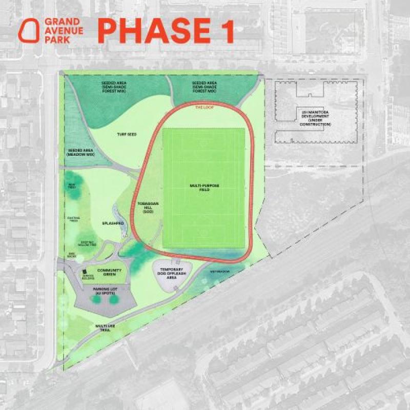 Grand Ave Park Phase 1 Completed